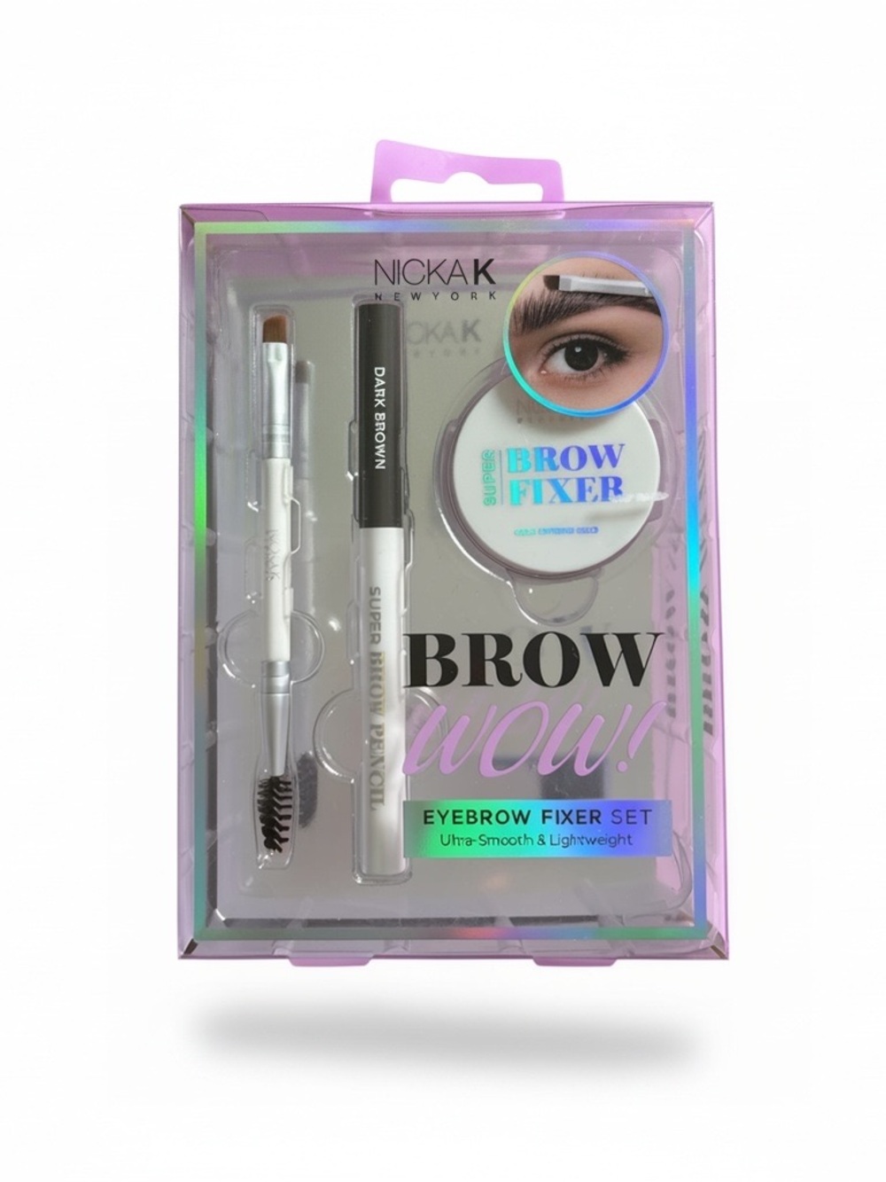 Brow Wow Eyebrow Fixer Set — Dark Brown